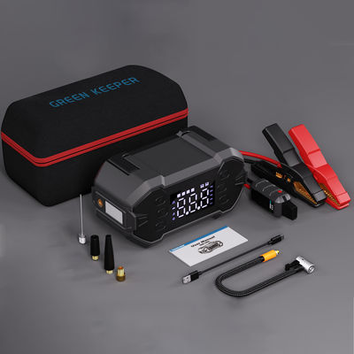 Multi-Functions 4 In 1 Powerful Portable Car Tire Pump Jump Starter for High Pressure