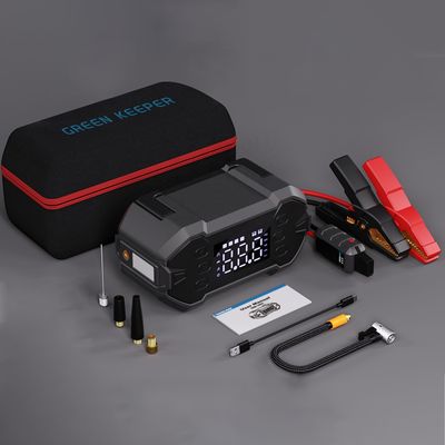 QC 18W Type-C Input Portable Rechargeable Jump Starter with Built-in Battery Booster