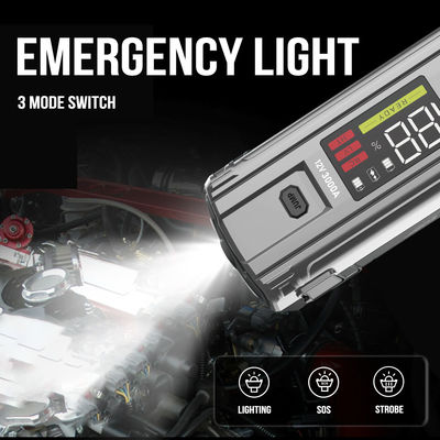 Multifunctional 4 In 1 Emergency PD 65W 3000A Peak Current Battery Booster Power Bank Jump Starter