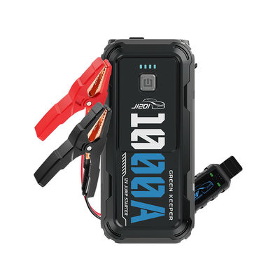 Multi-Function 1200A Peak Mini Car Jump Starter with Air Compressor and Digital Screen