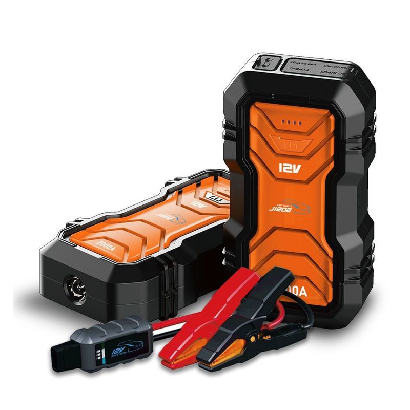 USB-A Charging Output Portable Jump Starter 2000A 16000mAh for Emergency Starting