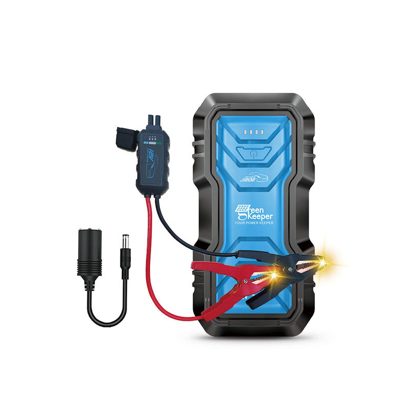 QC 18W Input GreenKeeper UltraSafe Super Capacitor 2000A Battery Jump Starter With LED Light